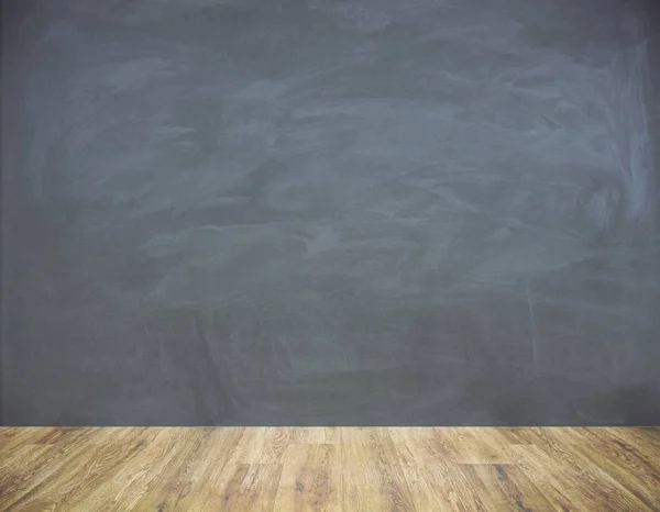 Tom blackboard vägg i inredningen — Stockfoto