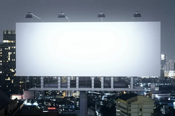 Banner en el frente de fondo de la ciudad noche —  Fotos de Stock