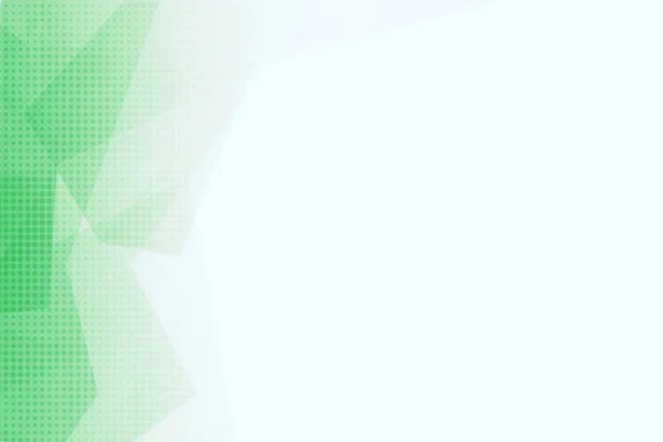 Fondo blanco con patrón poligonal verde —  Fotos de Stock