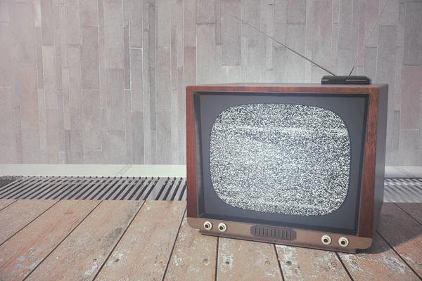Tela de TV vintage — Fotografia de Stock