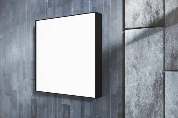 Empty square picture frame — Stock Photo, Image