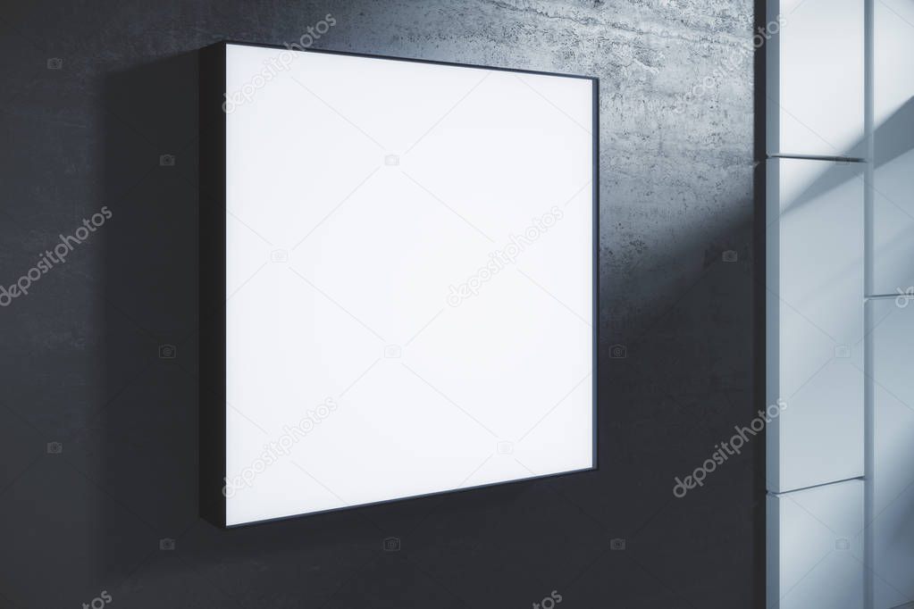 Blank square poster 