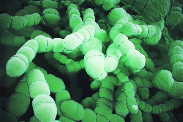 Зеленые бактерии фон — стоковое фото
