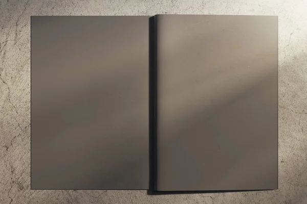 Cuaderno tapa dura gris — Foto de Stock