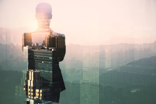 Empresario en la ciudad — Foto de Stock