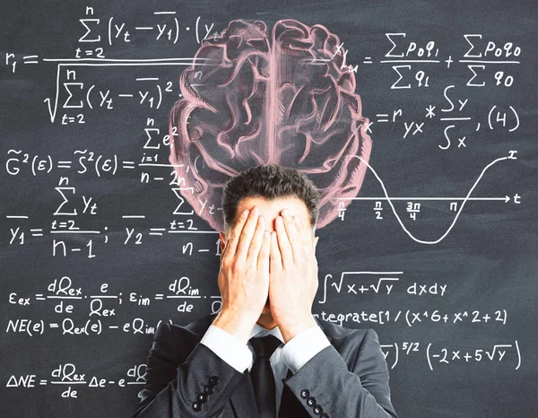 Brainstorming e concetto di scienza — Foto Stock