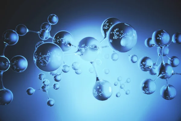 Blue bubble background — Stock Photo, Image