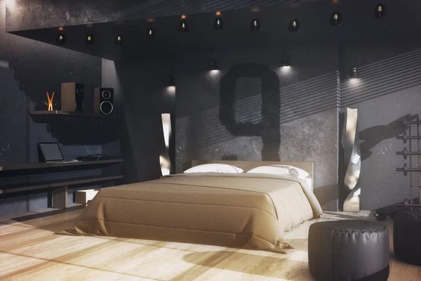 Chambre masculine, Concept de vie — Photo