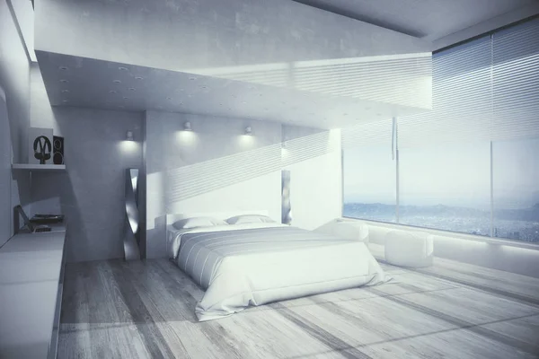Gezellig slaapkamer interieur — Stockfoto