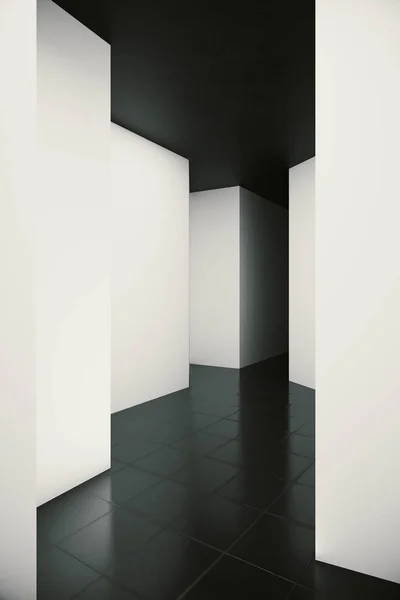 Abstraktes kreatives geometrisches Interieur — Stockfoto