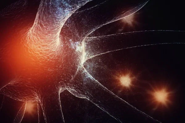 Ιστορικό, την ιατρική και την επιστήμη έννοια νευρώνα — Φωτογραφία Αρχείου