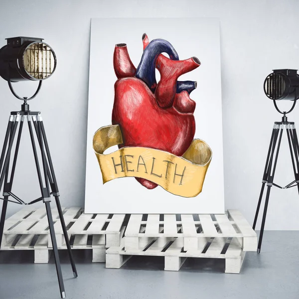 Koncepcja zdrowia i kardiologii — Zdjęcie stockowe