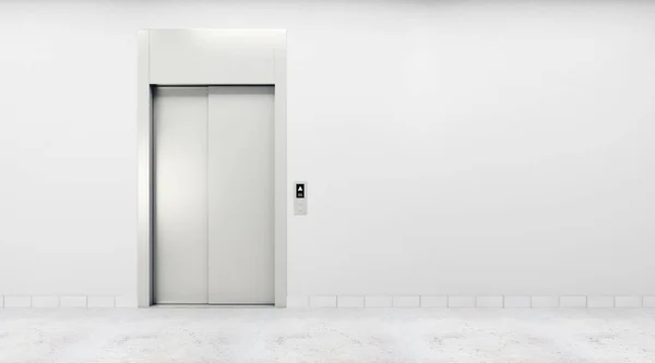 Room with lift and blank wall — Stock Photo, Image