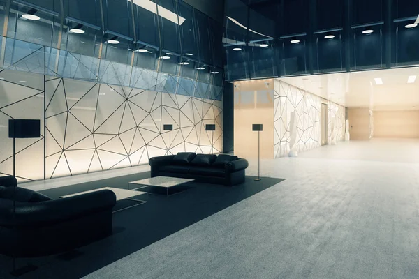 Modern interieur met business lounge — Stockfoto