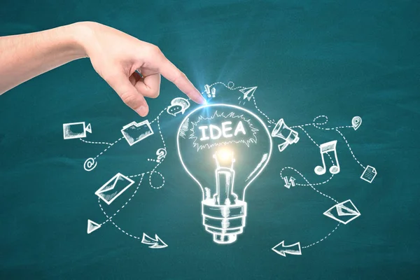 Concepto de idea e innovación — Foto de Stock