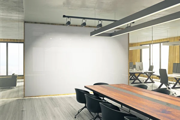 Contemporary meeting room with whiteboard — Stock Photo, Image