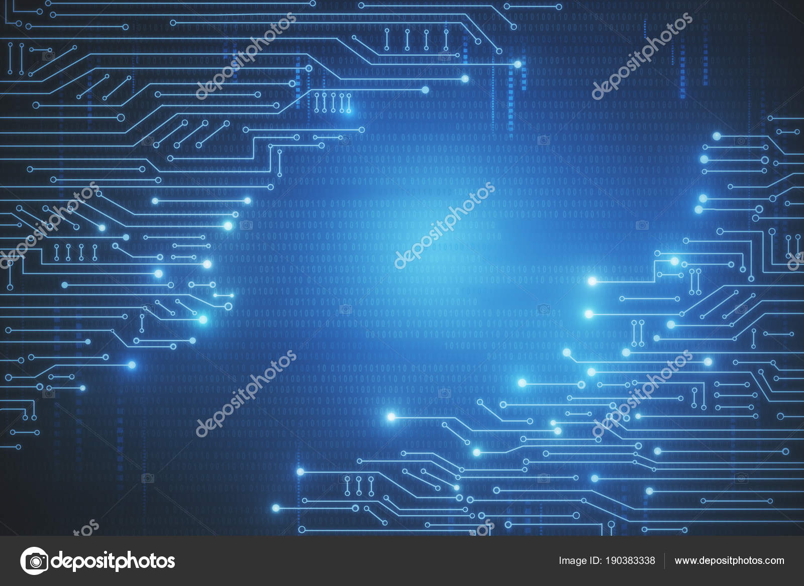blue circuit wallpaper