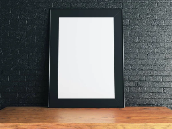 Пустой белый плакат — стоковое фото