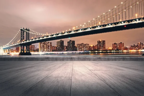 Criativa noite cidade pano de fundo — Fotografia de Stock