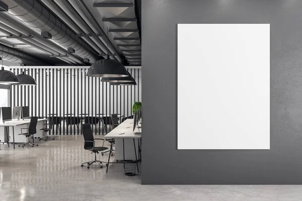 Moderna mötesrum med billboard — Stockfoto