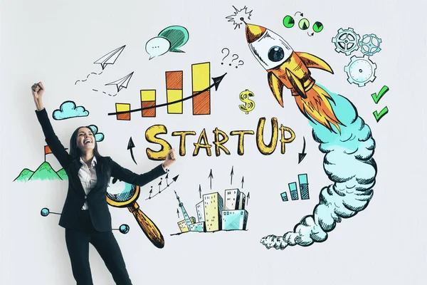 Startup and entrepreneurship concept