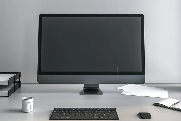 stock image screen of computer monitor