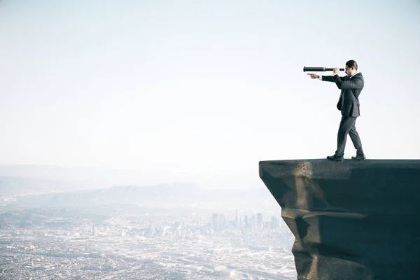 Concepto de liderazgo e investigación — Foto de Stock