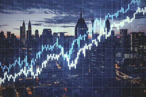 Lagerdiagram hologram — Stockfoto