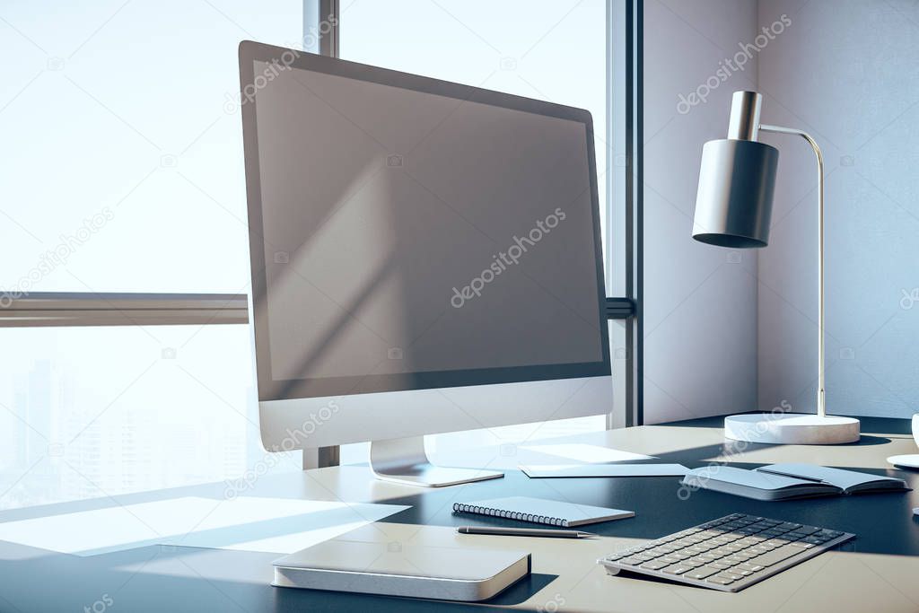 Contemporary designer desktop