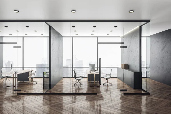 Modernes Coworking-Büro im klassischen Interieur — Stockfoto