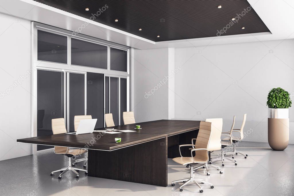 minimalistic  coworking office