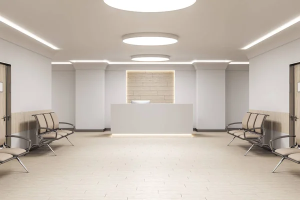 Moderna sala de espera en consultorio médico — Foto de Stock