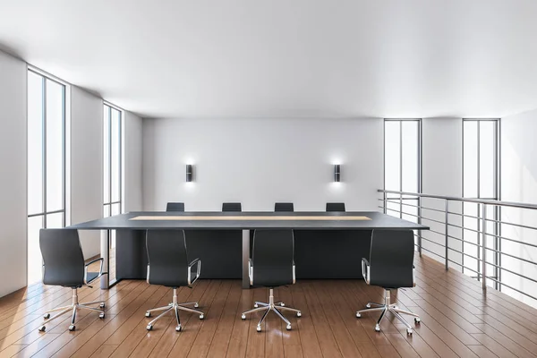 Modern conference room interior. Design and style concept. 3D Rendering