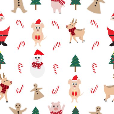 Noel sembollü kusursuz bir arkaplan.