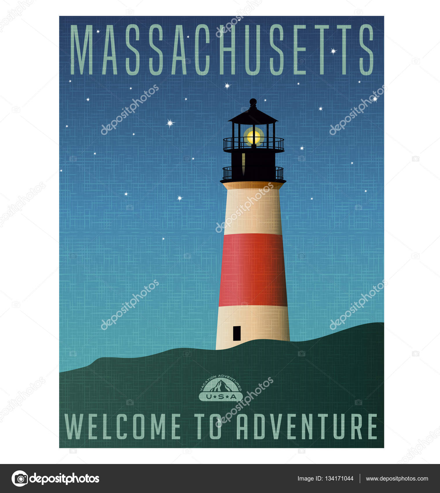 Travel Stickers East Coast Usa Stock Illustration - Download Image