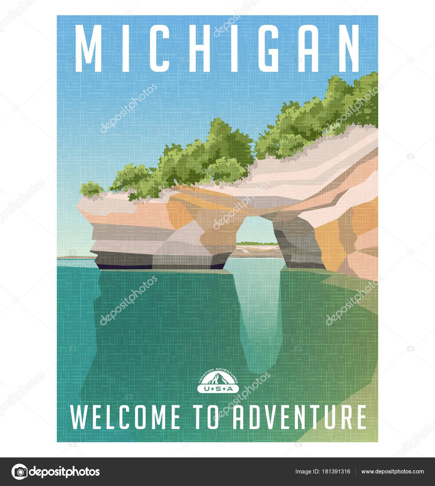 Pictured Rocks National Lakeshore Poster