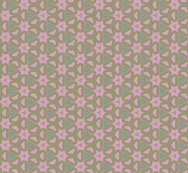 Geometrik süslemeli vektör deseni. Kusursuz tasarım dokusu.