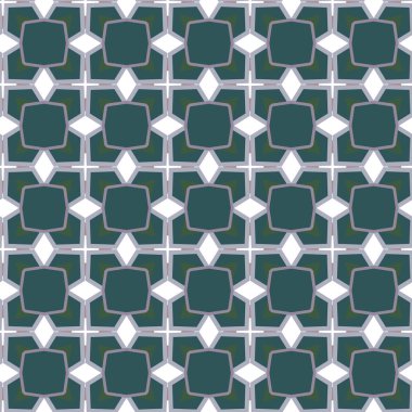 Geometrik süslemeli vektör deseni. Kusursuz tasarım dokusu.