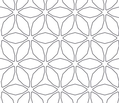 Geometrik süslemeli vektör deseni. Kusursuz tasarım dokusu.