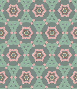 Geometrik süslemeli vektör deseni. Kusursuz tasarım dokusu.