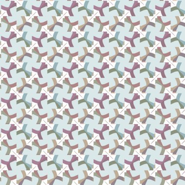 Geometrik süslemeli vektör deseni. Kusursuz tasarım dokusu.