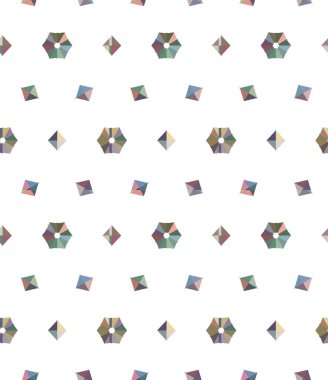Geometrik süslemeli vektör deseni. Kusursuz tasarım dokusu.