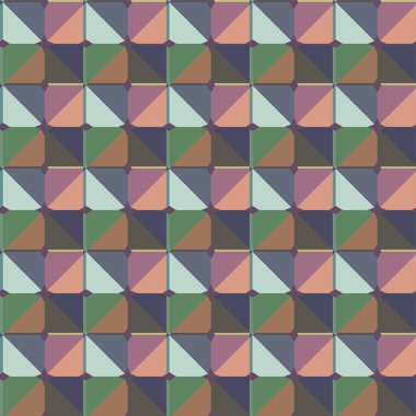 Geometrik süslemeli vektör deseni. Kusursuz tasarım dokusu.