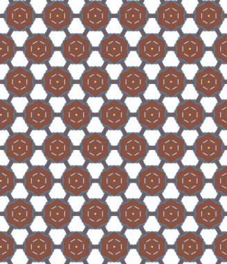 Geometrik süslemeli vektör deseni. Kusursuz tasarım dokusu.