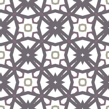 Geometrik süslemeli vektör deseni. Kusursuz tasarım dokusu.