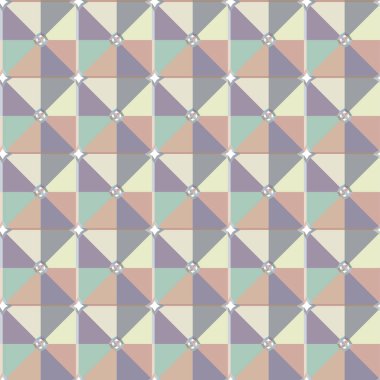 Geometrik süslemeli vektör deseni. Kusursuz tasarım dokusu.