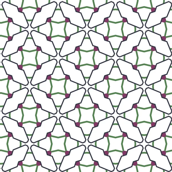 Geometrik süslemeli vektör deseni. Kusursuz tasarım dokusu.
