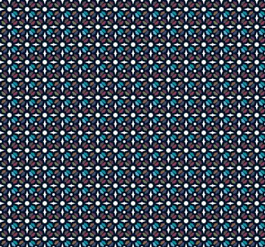 Geometrik süslemeli vektör deseni. Kusursuz tasarım dokusu.