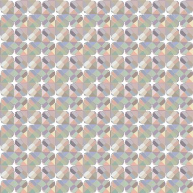 Geometrik süslemeli vektör deseni. Kusursuz tasarım dokusu.