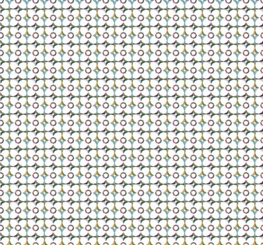 Geometrik süslemeli vektör deseni. Kusursuz tasarım dokusu.